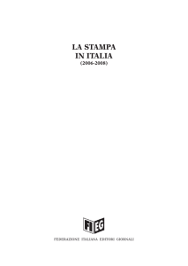 01-PRELIMINARI 2006/2008 - Federazione Italiana Editori Giornali