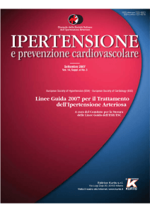 Linee Guida 2007 per il Trattamento dell`Ipertensione Arteriosa