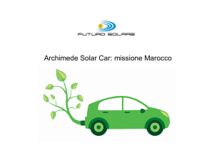 Archimede Solar Car: missione Marocco
