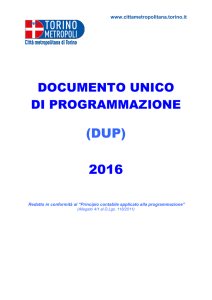 (DUP) 2016 - Amministrazione trasparente