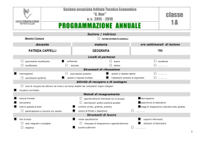 programmazione annuale - Istituto Cellini Valenza