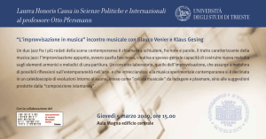 Lezione concerto - Conservatorio di Trieste