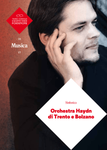 Musica Orchestra Haydn di Trento e Bolzano Musica