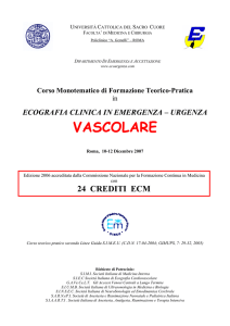 ecografia clinica in emergenza – urgenza