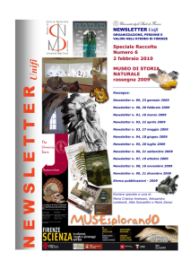 Newsletter Speciale Raccolte n. 6 - Università degli Studi di Firenze