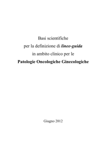 Patologie Oncologiche Ginecologiche