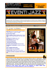 eventi jazz newsletter - fazcher.com home page