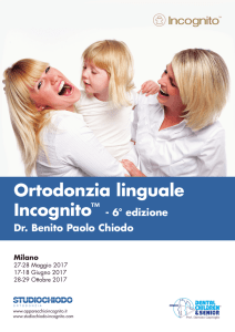 Ortodonzia linguale Incognito