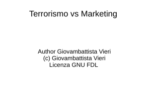 Terrorismo vs Marketing