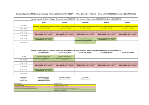 III anno - MED1-MED2 - Scuola di Medicina e Chirurgia