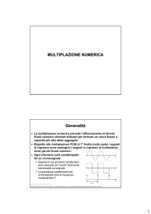 Multiplazione numerica - Università degli Studi di Messina