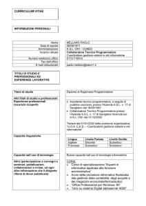 Corso di specializzazione “Esperti in informatica