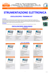 strumentazione elettronica oscilloscopio: training kit