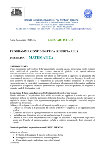Matematica - ISA Venturi