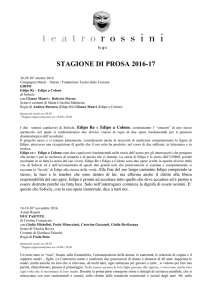 STAGIONE DI PROSA 2016-17