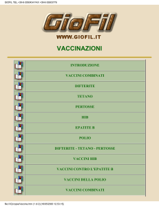 vaccinazioni