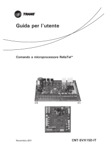 Comando a microprocessore ReliaTel / Guida per l`utente