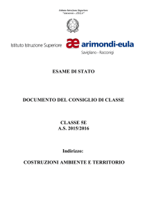 Classe 5^E – CAT - Arimondi-Eula
