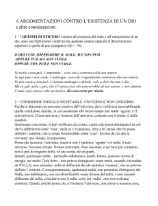 6 ARGOMENTAZIONI CONTRO L`ESISTENZA DI UN DIO e altre