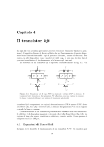 Il transistor bjt