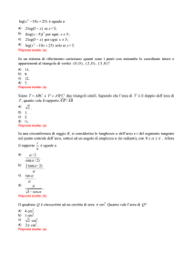 Domande seconda prova a.a. 2010/2011