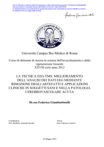 La tecnica EEG-TMS - Universit&agrave; Campus Bio