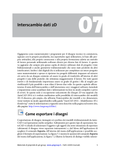 Interscambio dati 2D