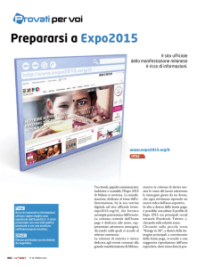 Prepararsi a Expo2015