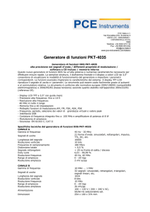 Generatore di funzioni PKT-4035