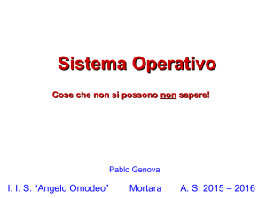 Sistema Operativo - docente Pablo Genova