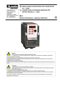 SINGLE PHASE AC MOTOR DRIVE FOR 3-PHASE
