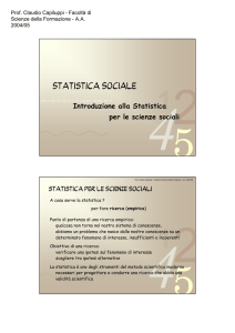 Statistica Sociale