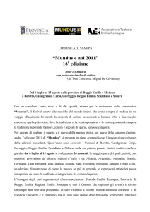 “Mundus e noi 2011” 16 edizione