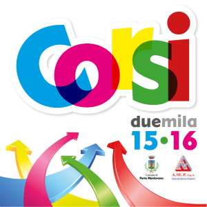Corsi 2015-2016hot! - Comune di Porto Mantovano