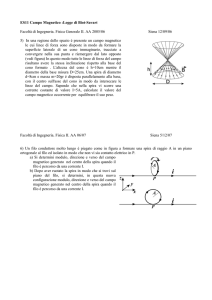 ES11 Campo Magnetico :Legge di Biot