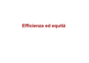 Efficienza ed equità - Social Capital Gateway