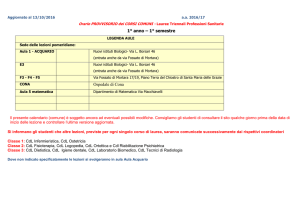 Corsi di Laurea Triennali Sanitari a