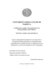 UNIVERSITÀ DEGLI STUDI DI PADOVA