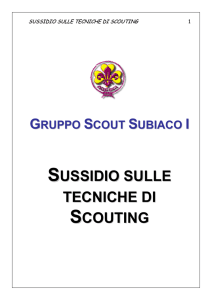 Tecniche Scouting - REPARTO MARCO TURCOTTI