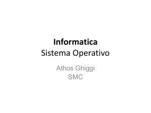 Informatica Sistema Operativo