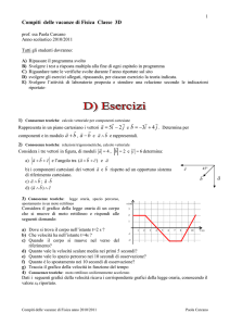 compiti delle vacanze fisica 3D 2011