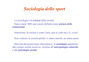 1 Fondamentali Sociologia dello sport