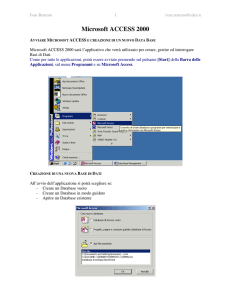 Microsoft ACCESS 2000