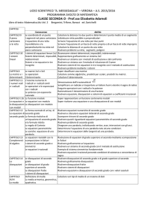 CLASSE SECONDA O - Prof.ssa Elisabetta Adamoli