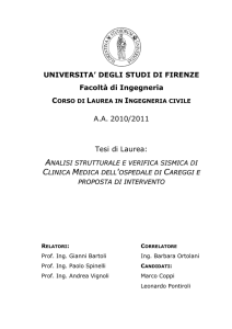 UNIVERSITA` DEGLI STUDI DI FIRENZE Facoltà di Ingegneria A.A.