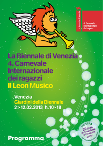 Programma  - La Biennale di Venezia 4. Carnevale