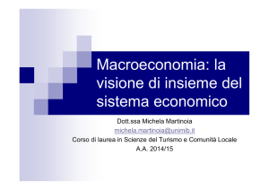 Slide Macroeconomia Introduzione 2014-15