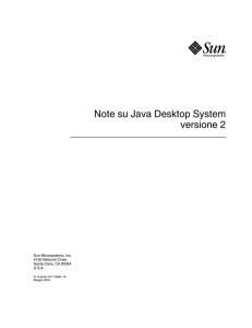 Note su Java Desktop System versione 2