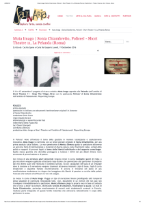 Muta Imago | Sonia Chiambretto, Polices! Short Theatre 11, La