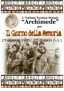 Il Giorno della Memoria, 27 gennaio